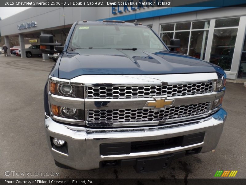 Deep Ocean Blue Metallic / Jet Black 2019 Chevrolet Silverado 2500HD LT Double Cab 4WD