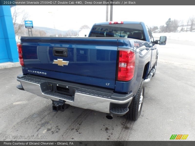 Deep Ocean Blue Metallic / Jet Black 2019 Chevrolet Silverado 2500HD LT Double Cab 4WD