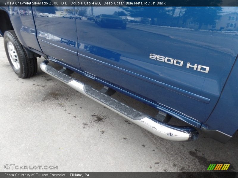 Deep Ocean Blue Metallic / Jet Black 2019 Chevrolet Silverado 2500HD LT Double Cab 4WD