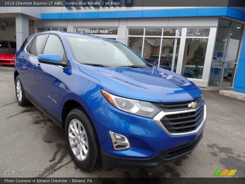 Kinetic Blue Metallic / Jet Black 2019 Chevrolet Equinox LT AWD