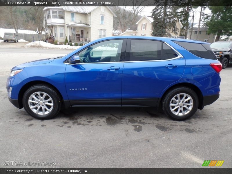 Kinetic Blue Metallic / Jet Black 2019 Chevrolet Equinox LT AWD