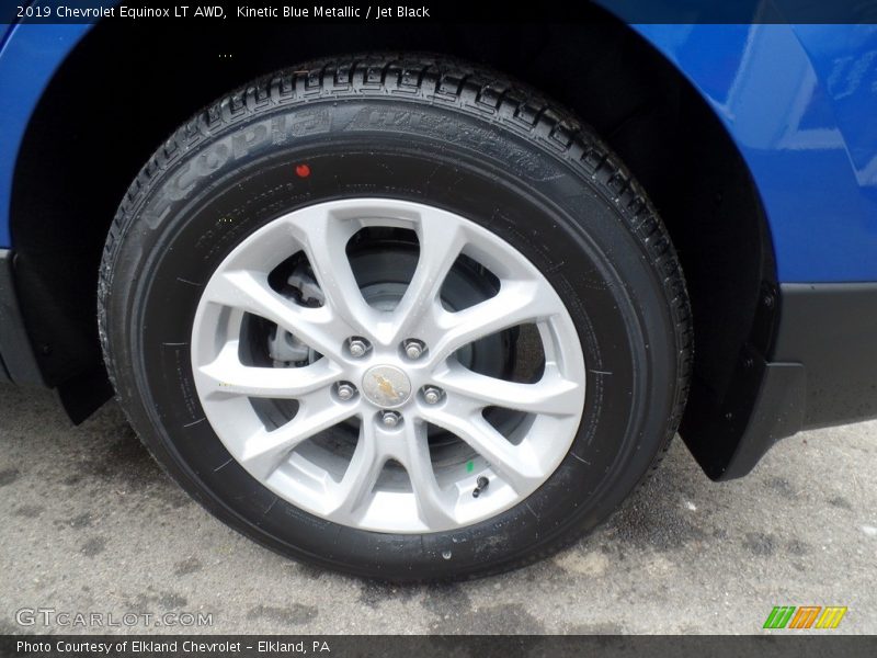 Kinetic Blue Metallic / Jet Black 2019 Chevrolet Equinox LT AWD