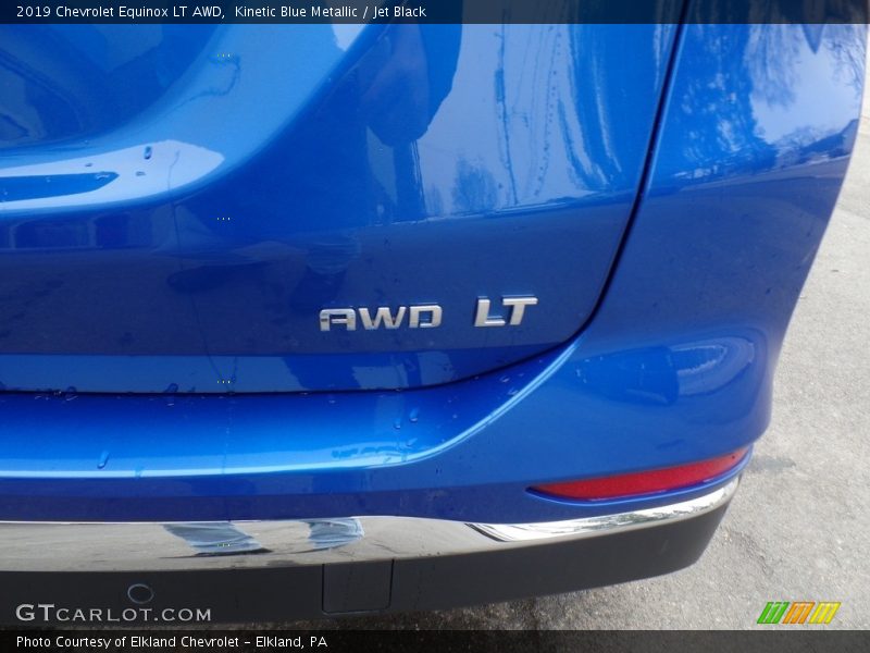 Kinetic Blue Metallic / Jet Black 2019 Chevrolet Equinox LT AWD