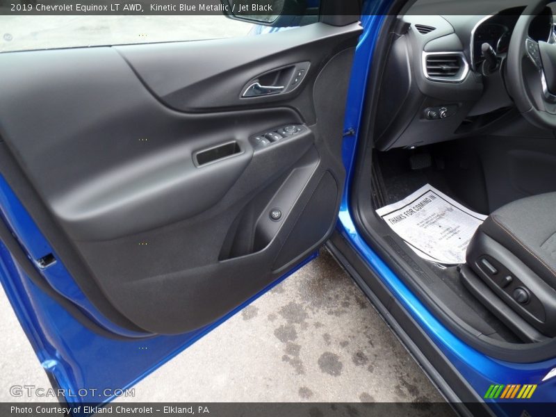 Kinetic Blue Metallic / Jet Black 2019 Chevrolet Equinox LT AWD