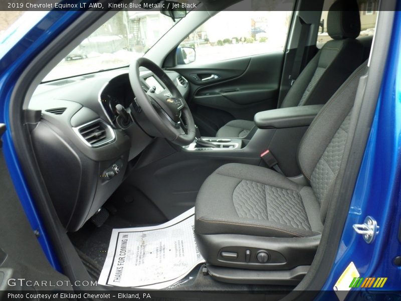 Kinetic Blue Metallic / Jet Black 2019 Chevrolet Equinox LT AWD