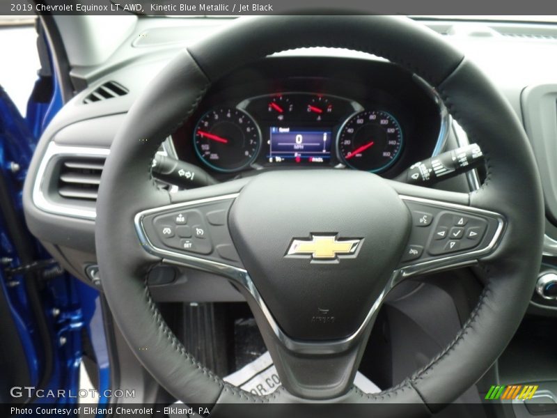 Kinetic Blue Metallic / Jet Black 2019 Chevrolet Equinox LT AWD