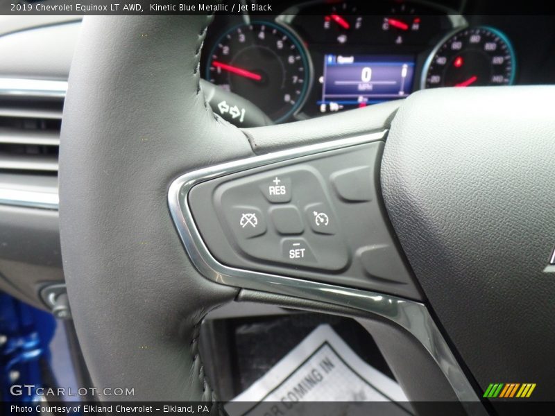 Kinetic Blue Metallic / Jet Black 2019 Chevrolet Equinox LT AWD