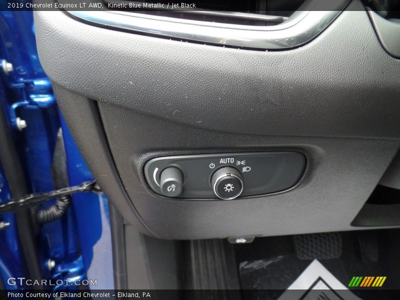 Kinetic Blue Metallic / Jet Black 2019 Chevrolet Equinox LT AWD
