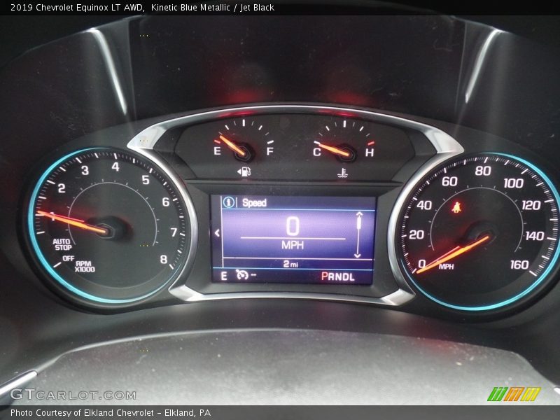 Kinetic Blue Metallic / Jet Black 2019 Chevrolet Equinox LT AWD
