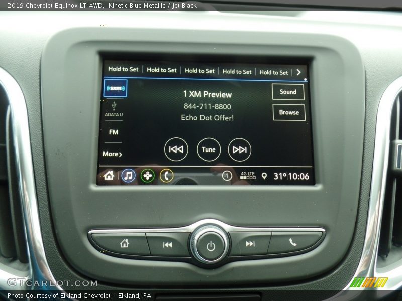 Kinetic Blue Metallic / Jet Black 2019 Chevrolet Equinox LT AWD