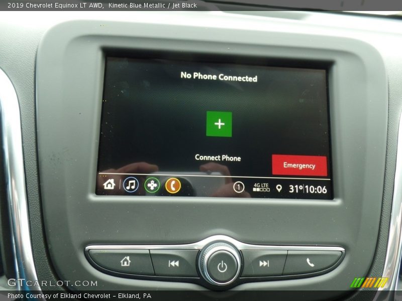 Kinetic Blue Metallic / Jet Black 2019 Chevrolet Equinox LT AWD