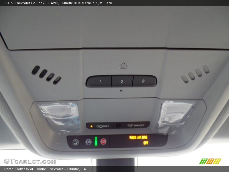 Kinetic Blue Metallic / Jet Black 2019 Chevrolet Equinox LT AWD