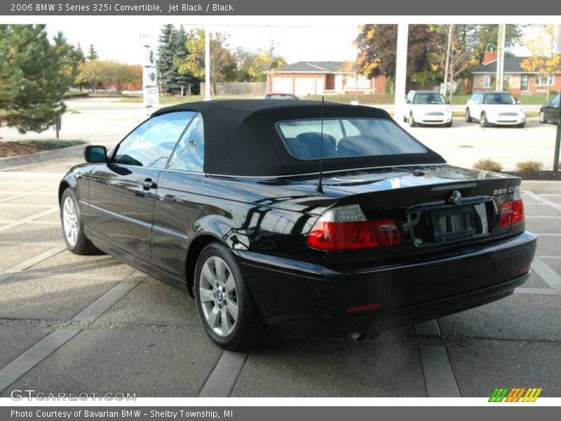 Jet Black / Black 2006 BMW 3 Series 325i Convertible