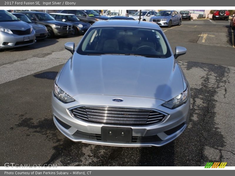 Ingot Silver / Ebony 2017 Ford Fusion SE