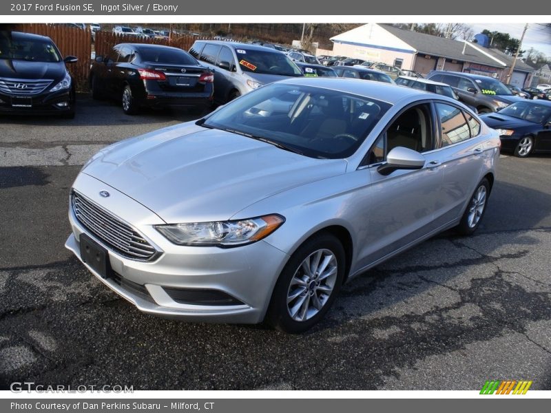 Ingot Silver / Ebony 2017 Ford Fusion SE