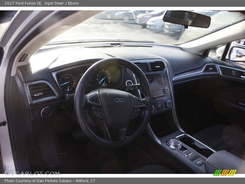 Ingot Silver / Ebony 2017 Ford Fusion SE