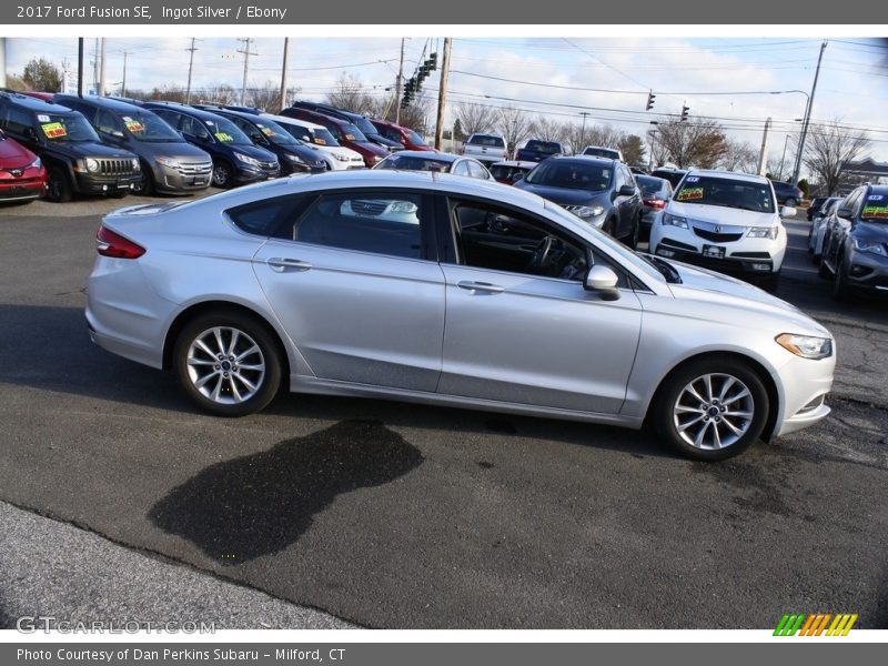 Ingot Silver / Ebony 2017 Ford Fusion SE