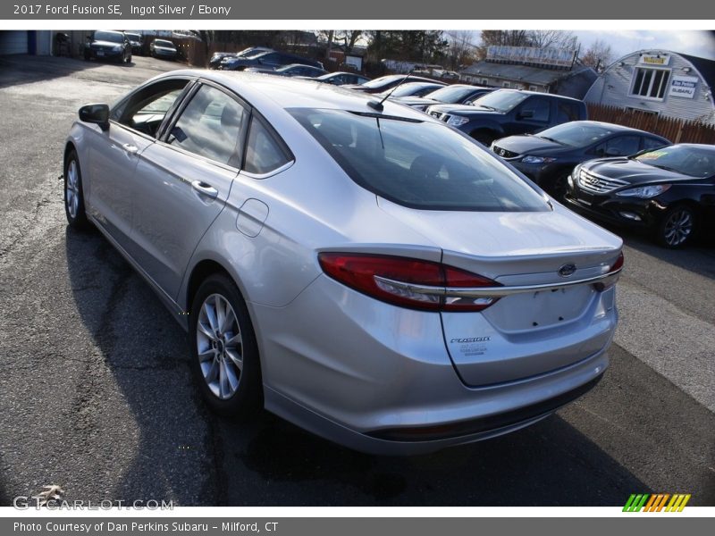 Ingot Silver / Ebony 2017 Ford Fusion SE