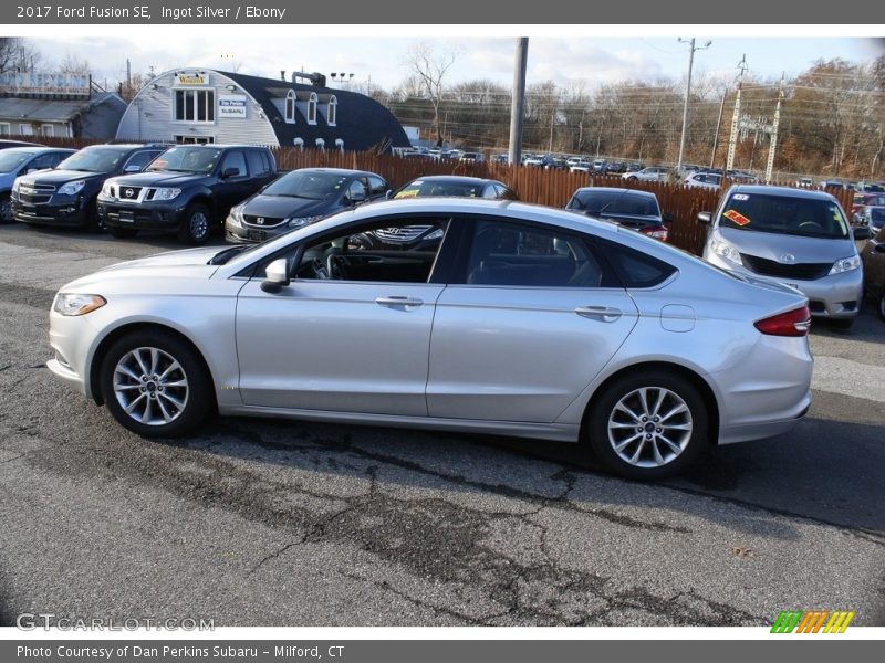 Ingot Silver / Ebony 2017 Ford Fusion SE