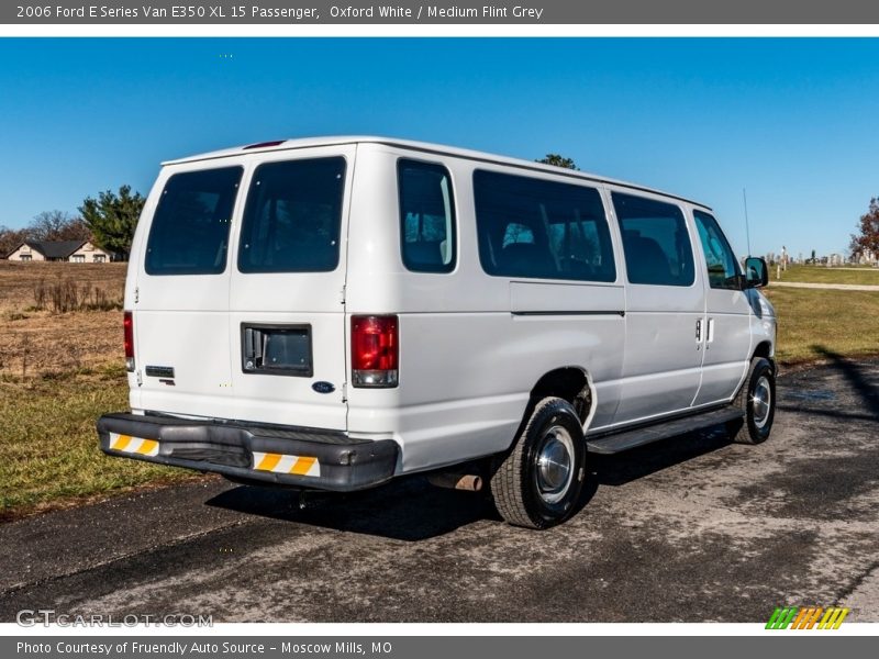 Oxford White / Medium Flint Grey 2006 Ford E Series Van E350 XL 15 Passenger