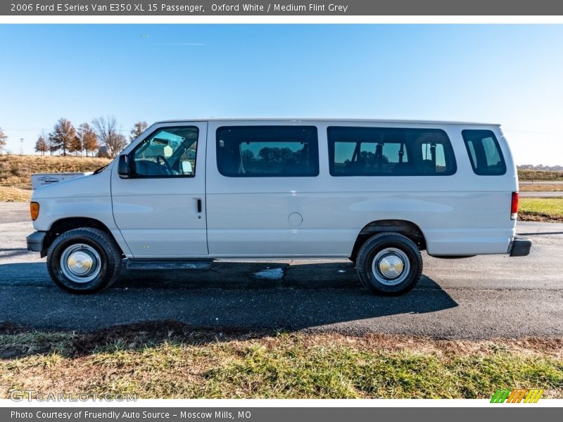 Oxford White / Medium Flint Grey 2006 Ford E Series Van E350 XL 15 Passenger