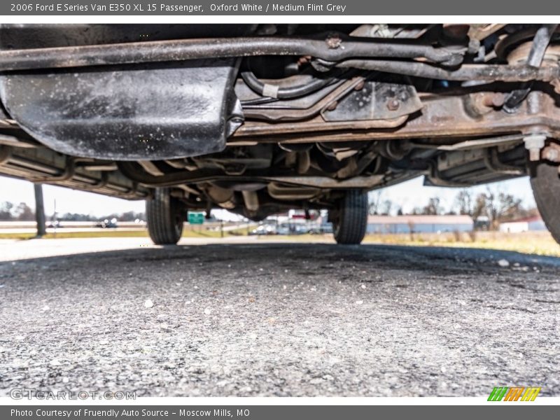 Oxford White / Medium Flint Grey 2006 Ford E Series Van E350 XL 15 Passenger