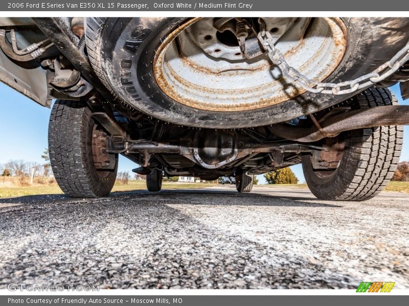 Oxford White / Medium Flint Grey 2006 Ford E Series Van E350 XL 15 Passenger