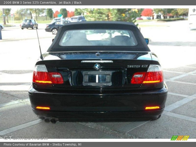 Jet Black / Black 2006 BMW 3 Series 325i Convertible