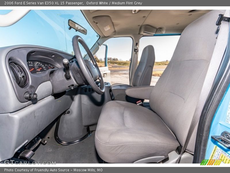 Oxford White / Medium Flint Grey 2006 Ford E Series Van E350 XL 15 Passenger