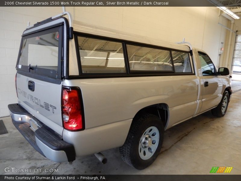 Silver Birch Metallic / Dark Charcoal 2006 Chevrolet Silverado 1500 Work Truck Regular Cab