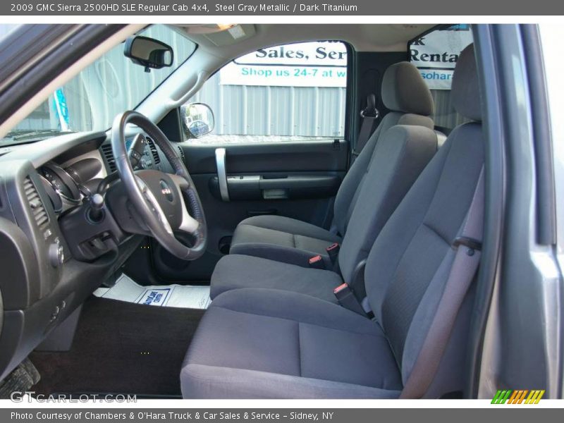 Steel Gray Metallic / Dark Titanium 2009 GMC Sierra 2500HD SLE Regular Cab 4x4