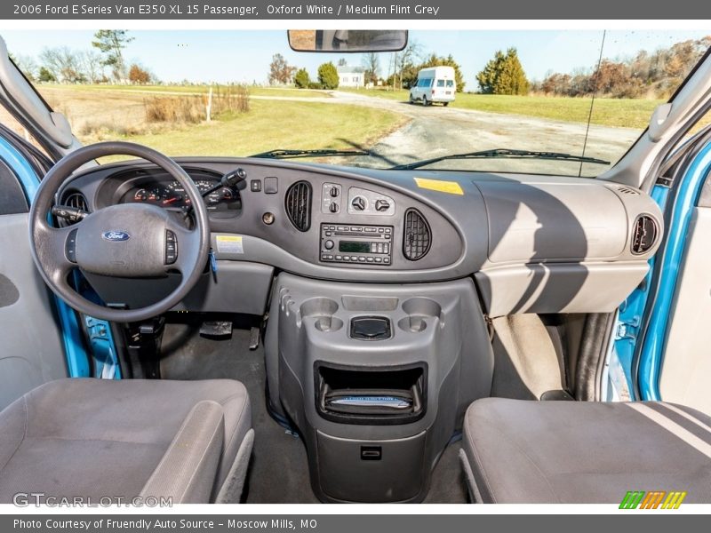 Oxford White / Medium Flint Grey 2006 Ford E Series Van E350 XL 15 Passenger