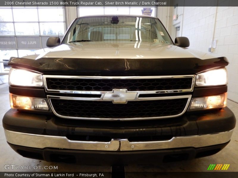 Silver Birch Metallic / Dark Charcoal 2006 Chevrolet Silverado 1500 Work Truck Regular Cab