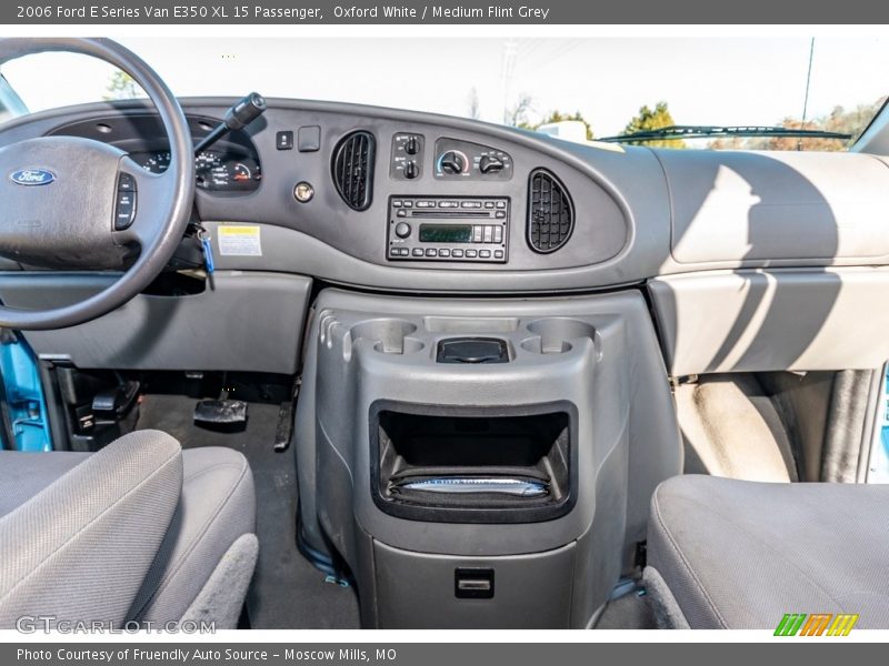 Oxford White / Medium Flint Grey 2006 Ford E Series Van E350 XL 15 Passenger