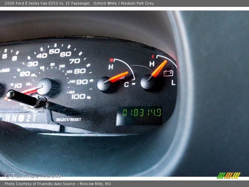 Oxford White / Medium Flint Grey 2006 Ford E Series Van E350 XL 15 Passenger