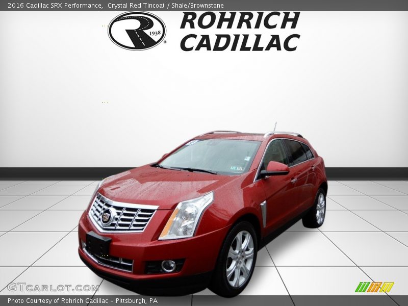 Crystal Red Tincoat / Shale/Brownstone 2016 Cadillac SRX Performance
