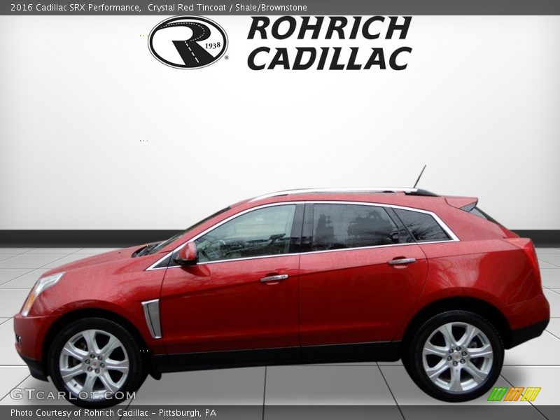 Crystal Red Tincoat / Shale/Brownstone 2016 Cadillac SRX Performance