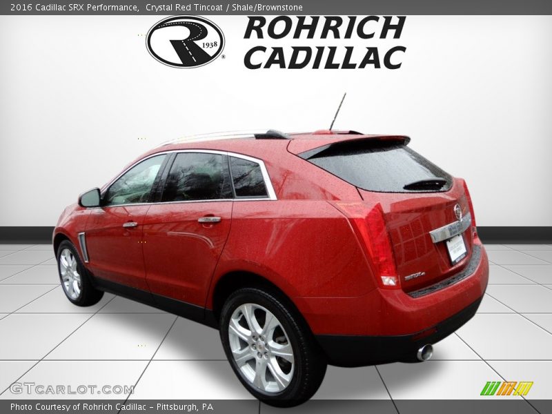 Crystal Red Tincoat / Shale/Brownstone 2016 Cadillac SRX Performance