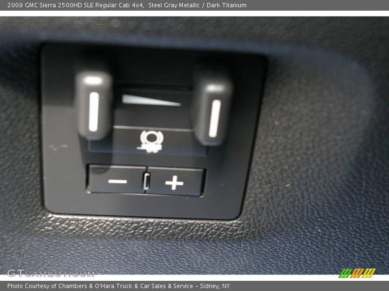 Steel Gray Metallic / Dark Titanium 2009 GMC Sierra 2500HD SLE Regular Cab 4x4
