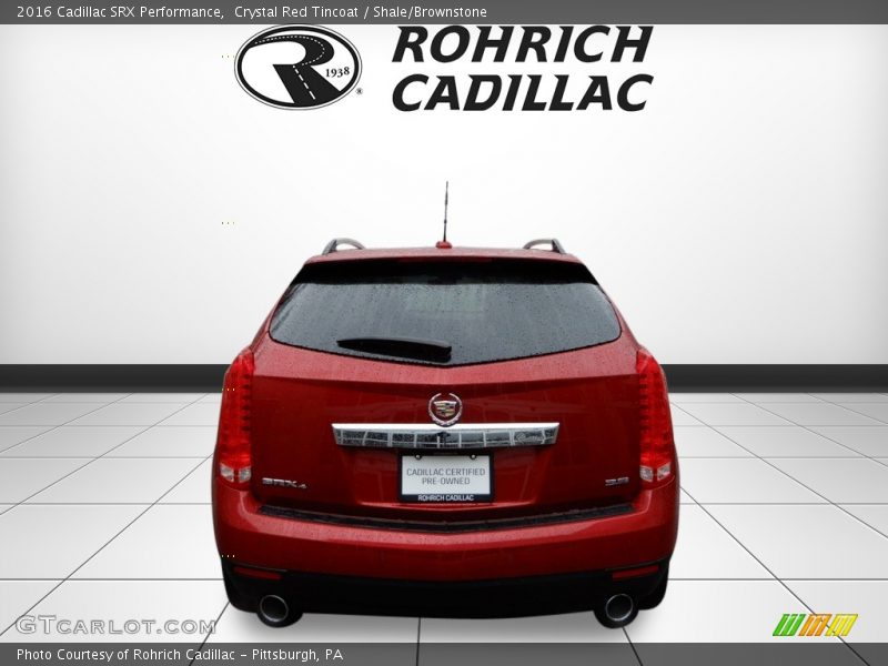 Crystal Red Tincoat / Shale/Brownstone 2016 Cadillac SRX Performance