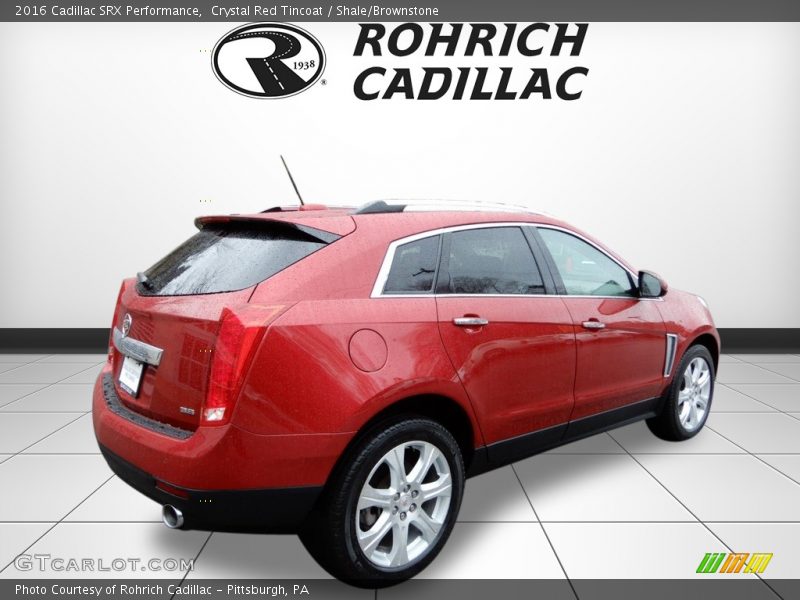 Crystal Red Tincoat / Shale/Brownstone 2016 Cadillac SRX Performance