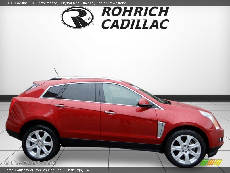 Crystal Red Tincoat / Shale/Brownstone 2016 Cadillac SRX Performance