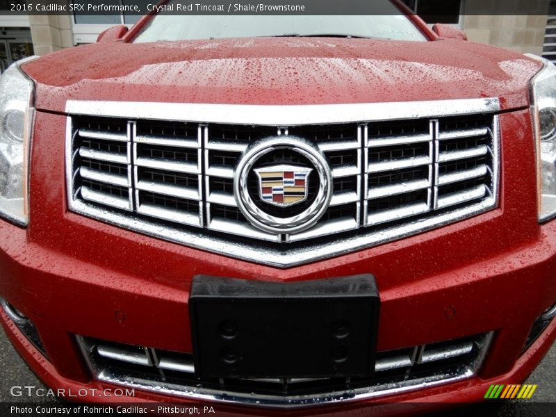 Crystal Red Tincoat / Shale/Brownstone 2016 Cadillac SRX Performance