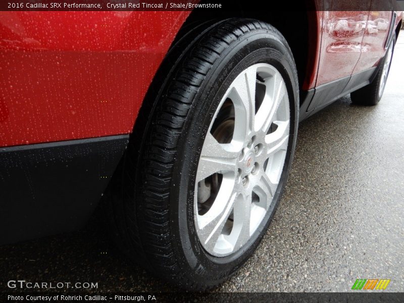 Crystal Red Tincoat / Shale/Brownstone 2016 Cadillac SRX Performance