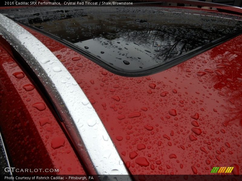 Crystal Red Tincoat / Shale/Brownstone 2016 Cadillac SRX Performance