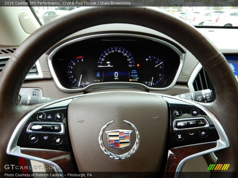 Crystal Red Tincoat / Shale/Brownstone 2016 Cadillac SRX Performance