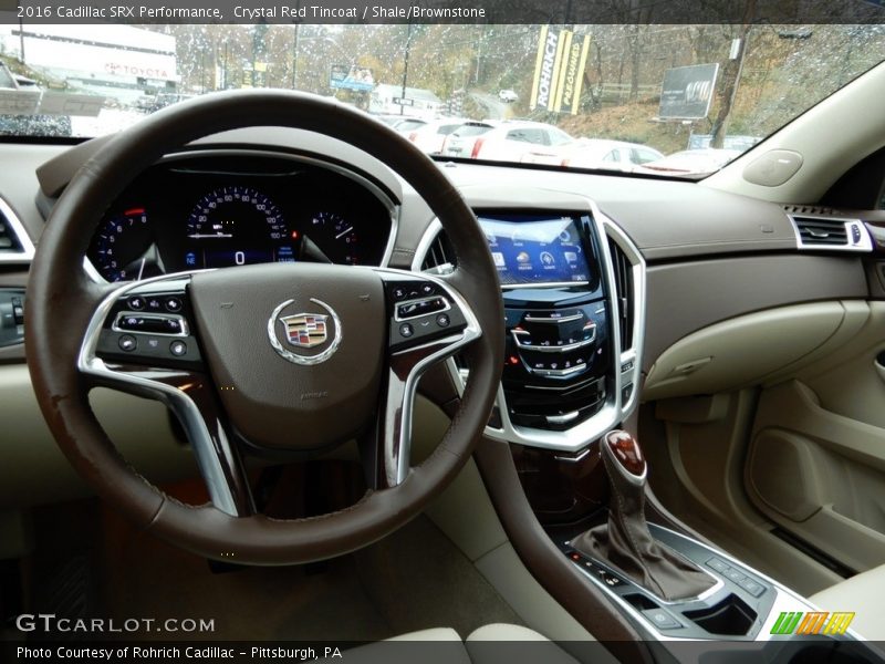 Crystal Red Tincoat / Shale/Brownstone 2016 Cadillac SRX Performance