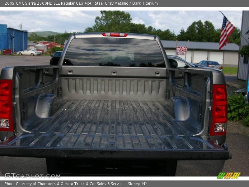 Steel Gray Metallic / Dark Titanium 2009 GMC Sierra 2500HD SLE Regular Cab 4x4