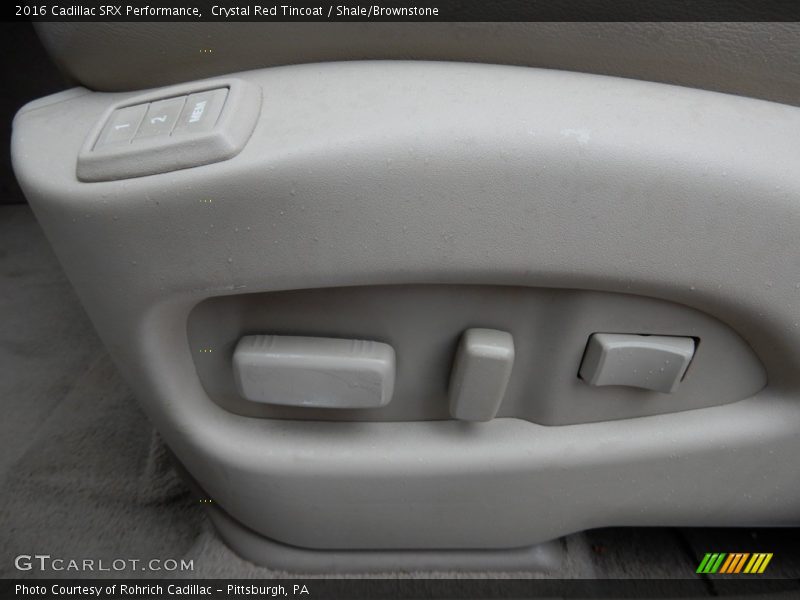 Crystal Red Tincoat / Shale/Brownstone 2016 Cadillac SRX Performance