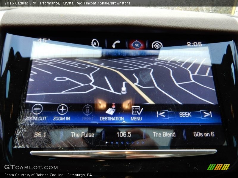 Crystal Red Tincoat / Shale/Brownstone 2016 Cadillac SRX Performance